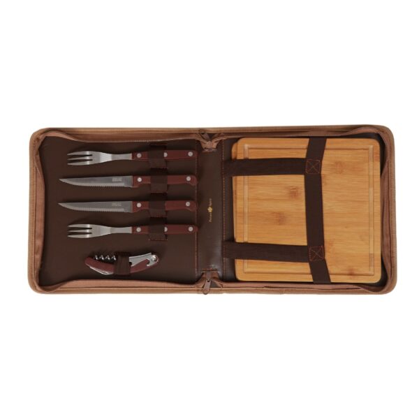 Set de Asado Pampa con logo para Merchandising y Regalos Empresariales