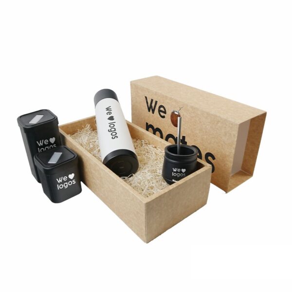 Kit Matero Bronce con logo para Merchandising y Regalos Empresariales