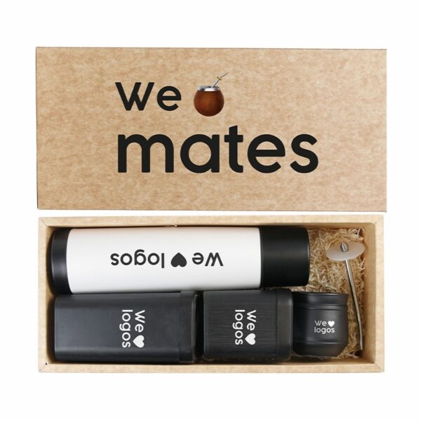 Kit Matero Bronce con logo para Merchandising y Regalos Empresariales