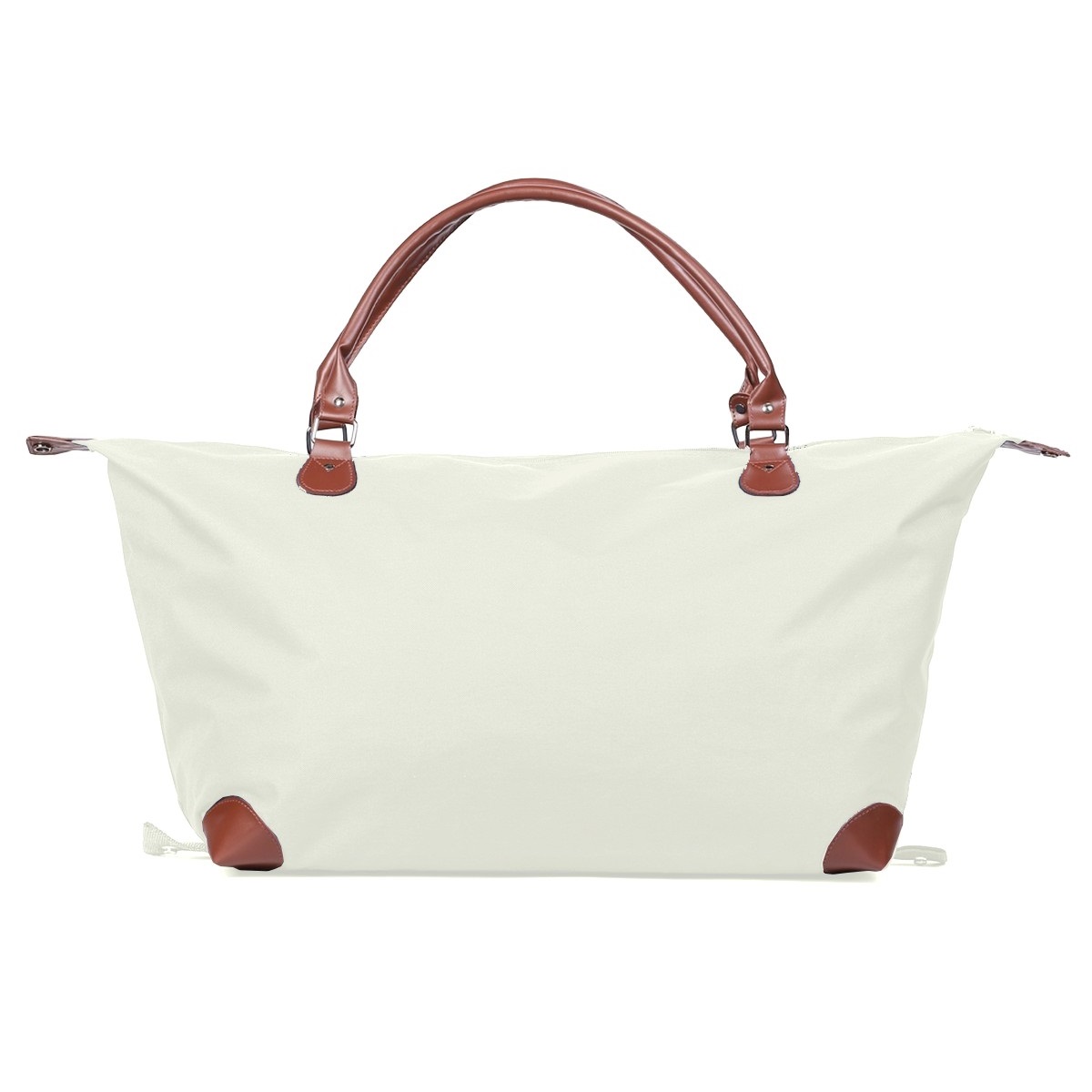 Bolso Champ blanco frente Bolso Champ con logo para Merchandising y Regalos Empresariales