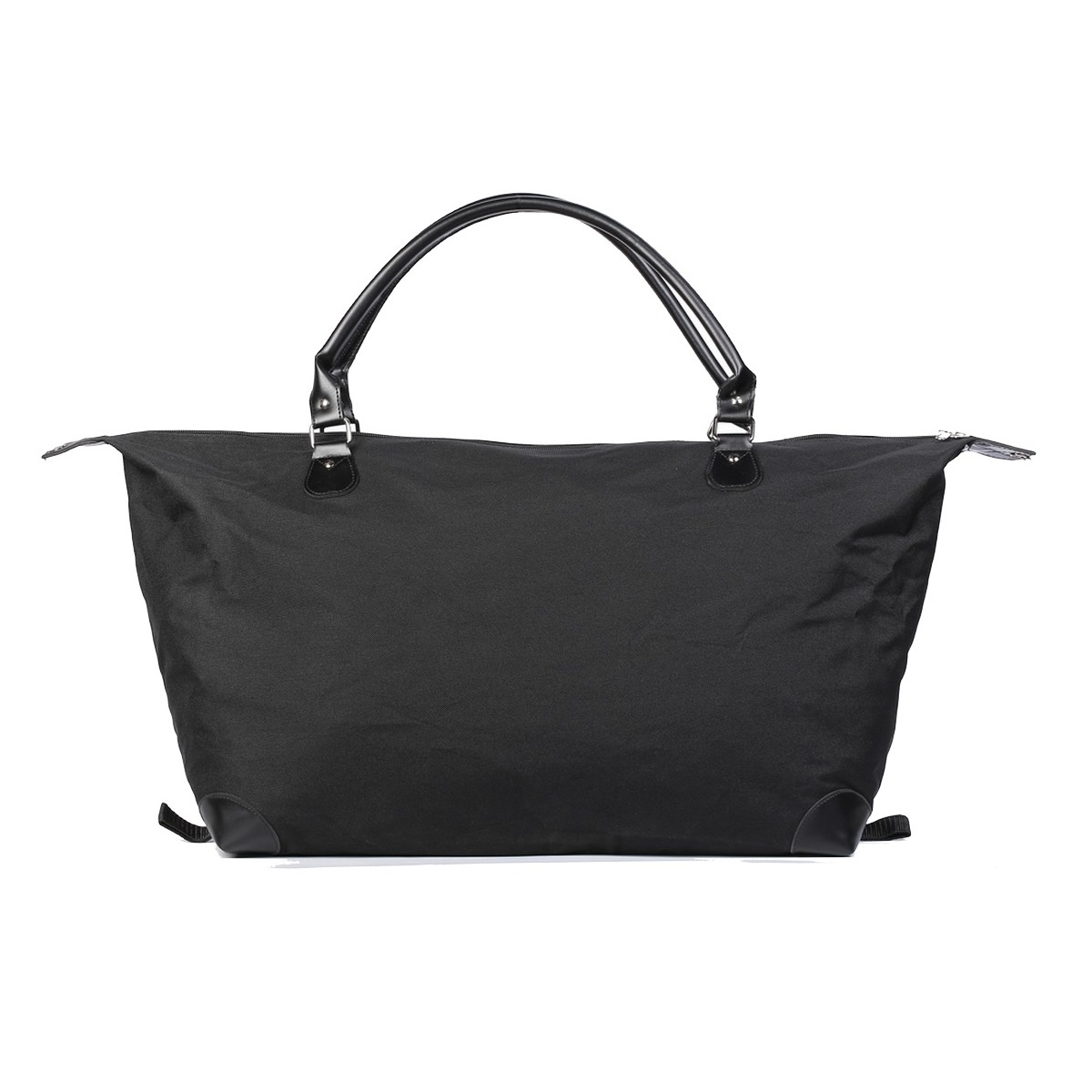 Bolso Champ negro frente Bolso Champ con logo para Merchandising y Regalos Empresariales