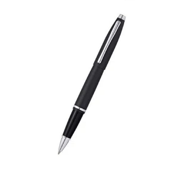 Bolígrafo rollerball cross calais negro mate con logo para Merchandising y Regalos Empresariales