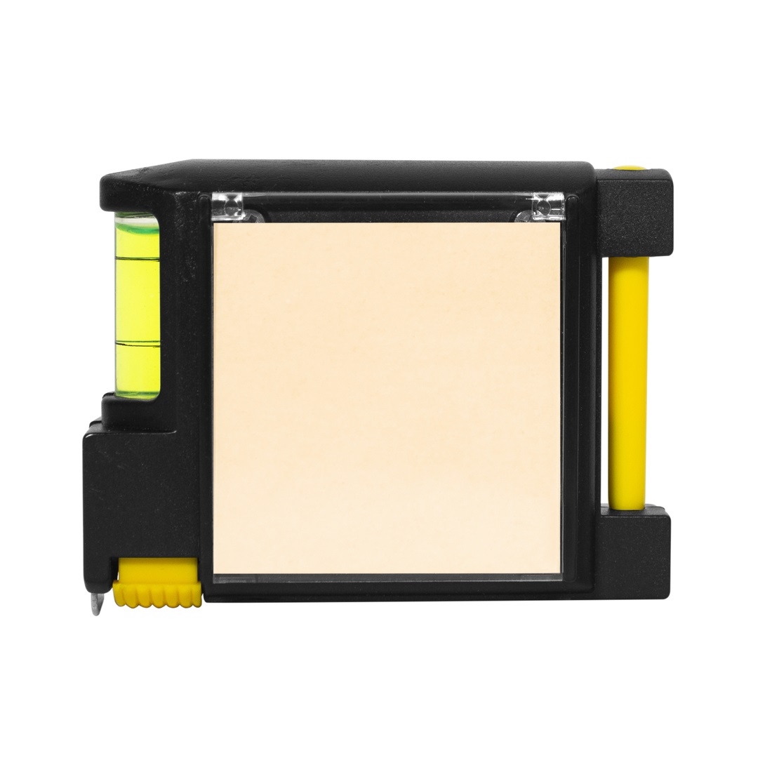 Huincha de Medir con nivel frente Huincha de Medir con Nivel con logo para Merchandising y Regalos Empresariales