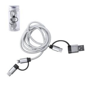 Cable Cargador Trentex con logo para Merchandising y Regalos Empresariales