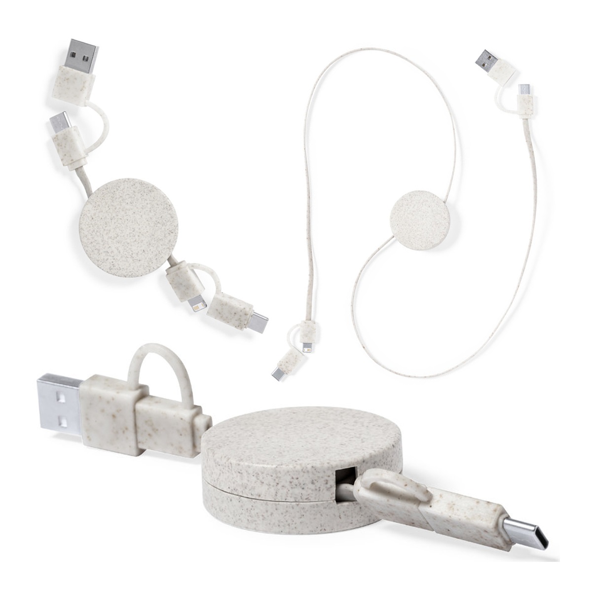 Cable Cargador Yarely con logo para Merchandising y Regalos Empresariales