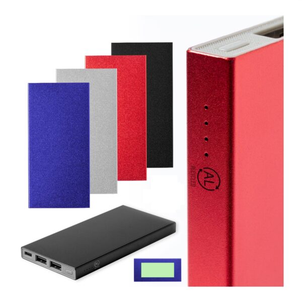 Power Bank Ginval con logo para Merchandising y Regalos Empresariales