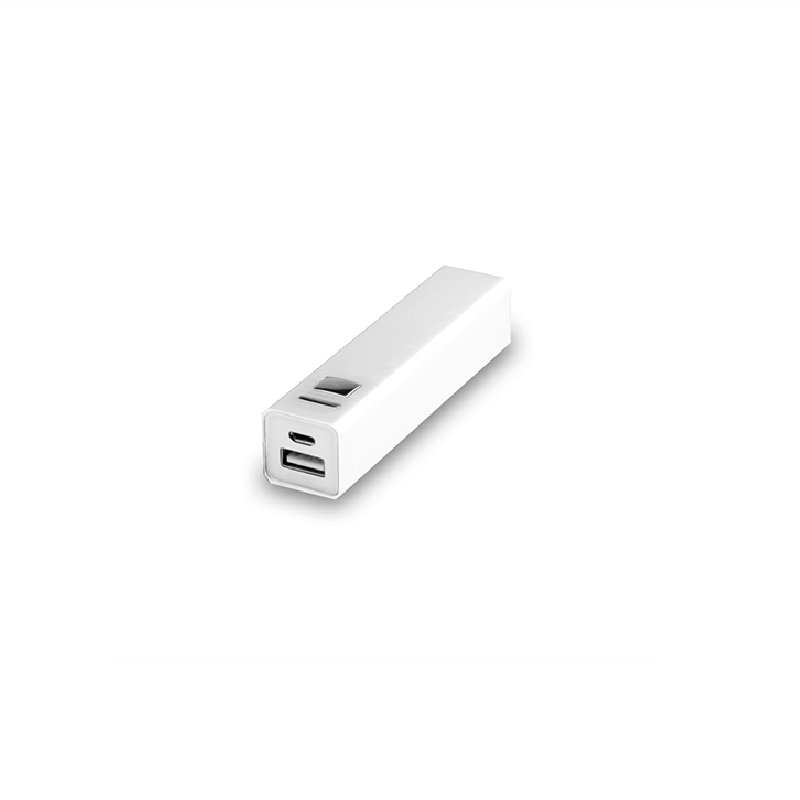 Power Bank Thazer blanco Power Bank Thazer con logo para Merchandising y Regalos Empresariales