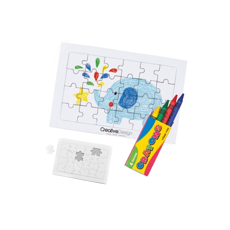 Puzzle Zeta con logo para Merchandising y Regalos Empresariales