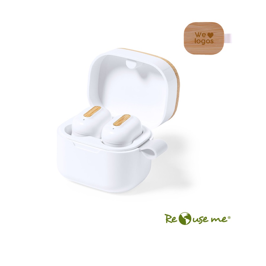 Auriculares Tempo con logo para Merchandising y Regalos Empresariales