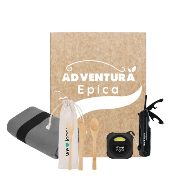 Kit Aventura con logo para Merchandising y Regalos Empresariales